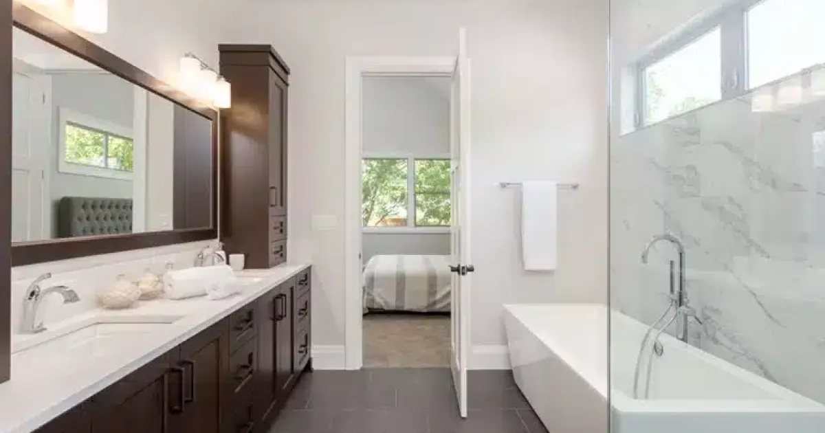 Remodeled bathroom By hikesterson at istock
