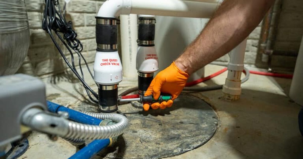 fixing sump pump